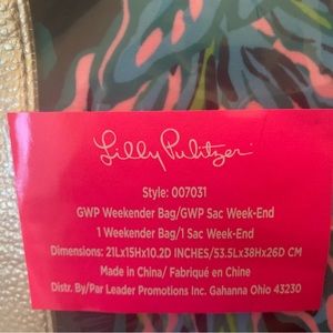 Lilly Pulitzer Weekender Bag - Low Tide Navy